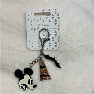 Disney Halloween Black and Orange Mickey Mouse Bag charm